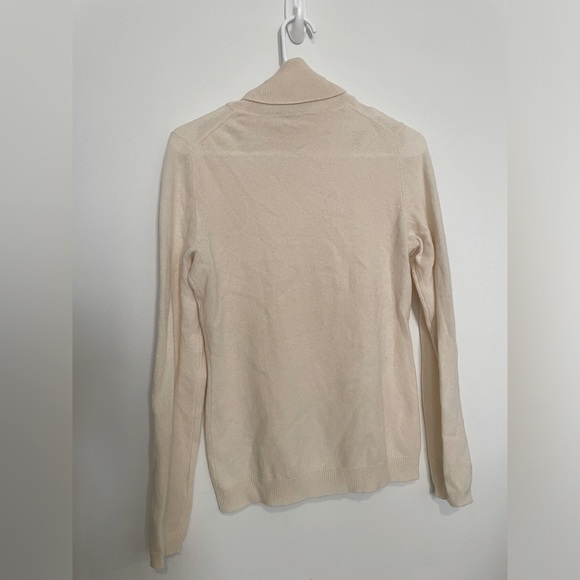 Cream Cashmere Turtleneck - Picture 2 of 2